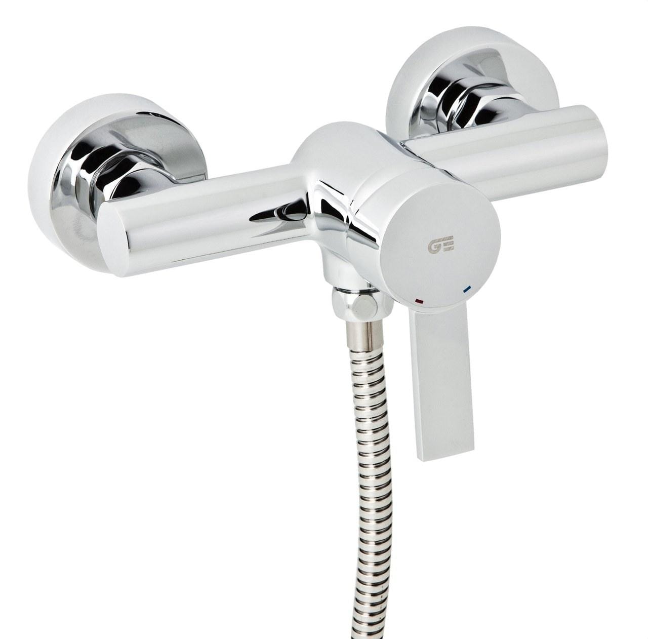 GENEBRE - MONOMANDO DUCHA TAU 2 CON KIT CROMO
