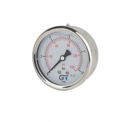 GENEBRE - MANOMETRO POST.BSP D.63 GLIC.0-6 INOX.