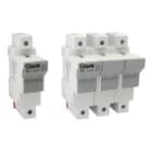GAVE - BASE PORTAFUSIBLE D02 1P 63A.RAIL DIN BRIDA-BRIDA