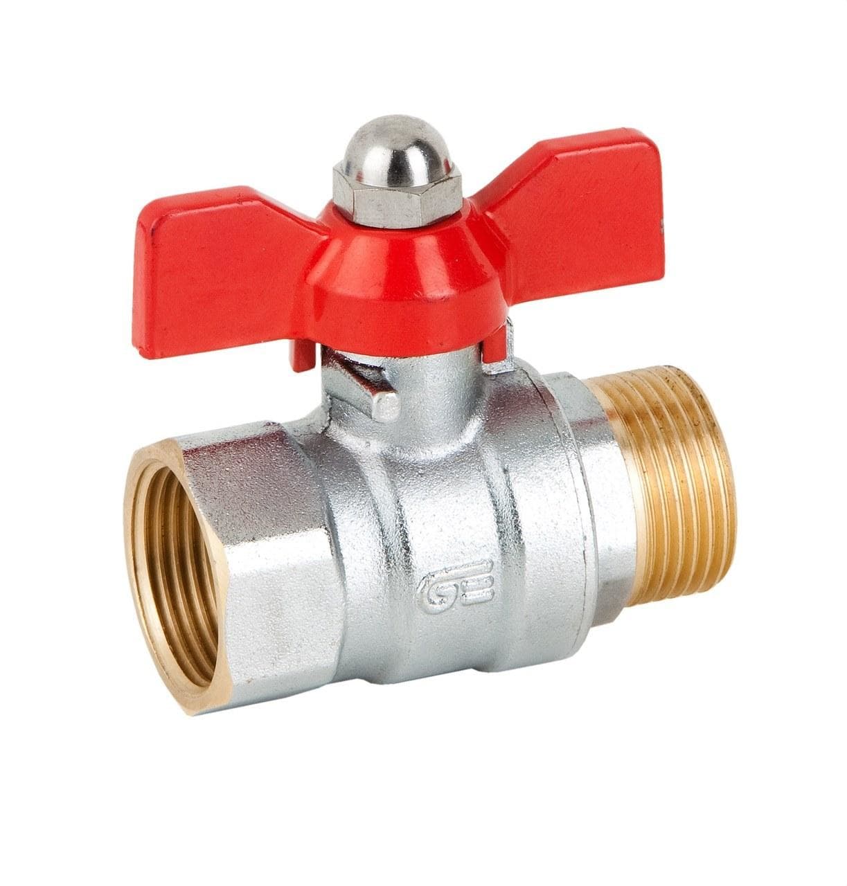 GENEBRE - VALVULA ESFERA M-H 1/2" PRESTIGE PN25 RJ