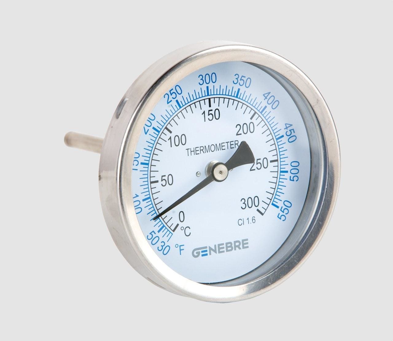GENEBRE - TERMOM.BIMET.8036 POST.100MM 0+120 INOX