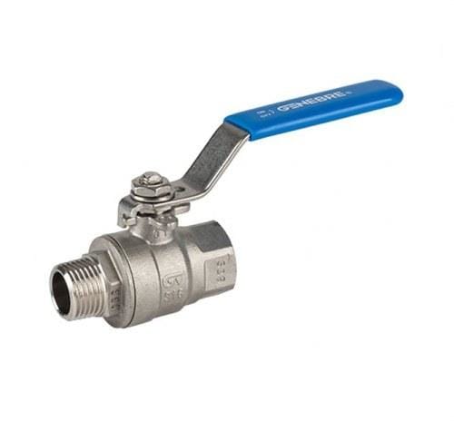 GENEBRE - VALV.ESF.PASO TOTAL M-H 3/4" PAL.INOX