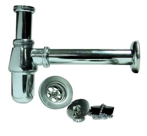 GENEBRE - SIFON BOT.LAVABO 25cm 1.1/4" DES.+TAPON