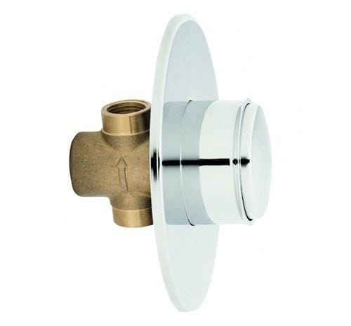 GENEBRE - GRIFO TEMPORIZ.DUCHA EMP.1/2" PULS.CR