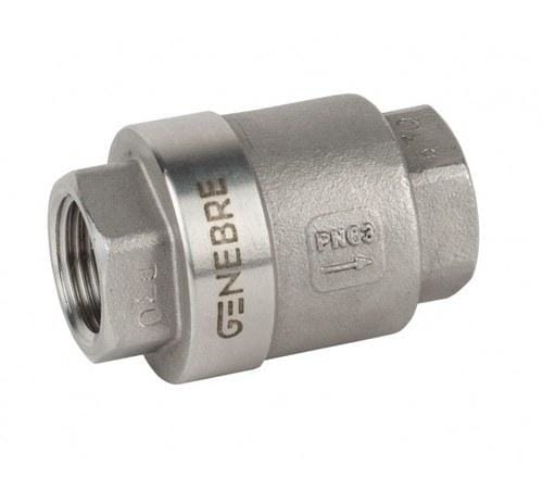 GENEBRE - VALVULA RET.DCO.PN63 1.1/2" INOX