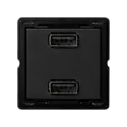 SIMON - Cargador SIMON 75 2xUSB 5V DC 2,1A tipo A+A