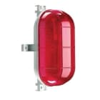 GEWISS - Plafón RETTA 60W E27 difusor rojo IP44