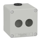 Schneider Electric - Caja vacía con 2 orificios gris