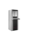 RITTAL - Sistema de armario PC 600x1600x630mm con puerta transparente arriba, pupitre y bandeja para aparatos