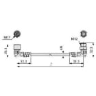 SMC - EX500-AC030-SAPA  CABLE CURVO