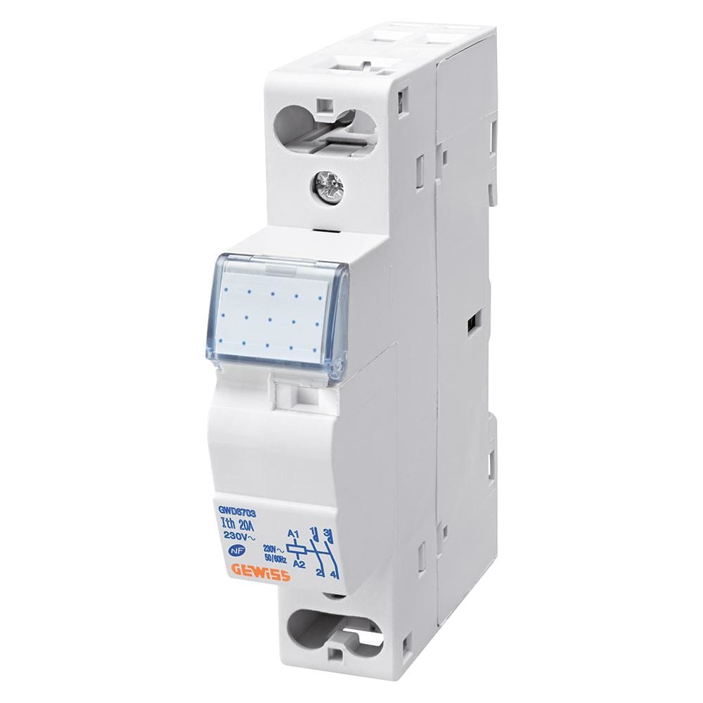 GEWISS - Contacto 2NA 20A 230V 1 módulo