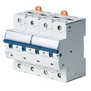 GEWISS - Interruptor magnetotérmico con altas prestaciones MTHP160 4P 80A curva C 6 módulos