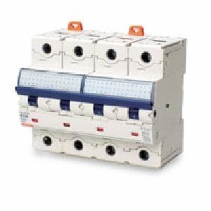 GEWISS - Interruptor magnetotérmico con altas prestaciones MTHP160 4P 100A curva C 6 módulos