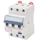 GEWISS - Interruptor magnetotérmico compacto MDC60 3P 10A curva C 3 módulos corriente diferencial de 0,03A clase AC