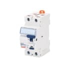 GEWISS - Interruptor diferencial IDP 2P 25A 2 módulos corriente diferencial de 0,3A clase AC
