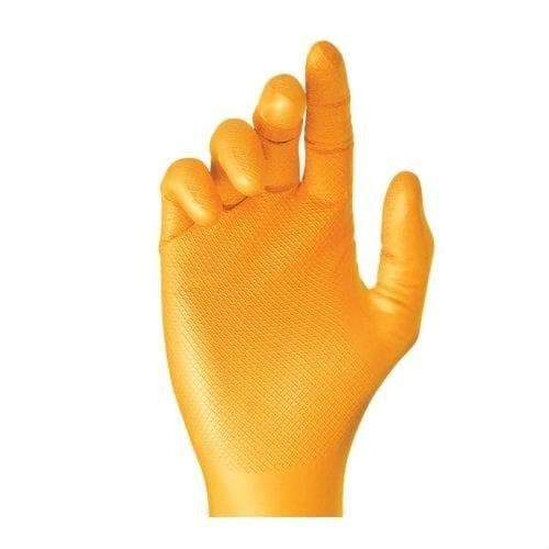 JUBA - Guante GRIPAZZ nitrilo ambidiestro naranja talla XXL