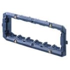 GEWISS - Soporte 6 módulos en azul de material aislante para instalar en placas Playbus/Playbus Young