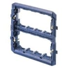 GEWISS - Soporte 8 módulos en azul de material aislante para instalar en placas Playbus/Playbus Young
