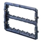 GEWISS - Soporte con 12 módulos en azul de material aislante para instalar en placas Playbus/Playbus Young