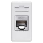 GEWISS - Conector RJ45 FTP categoría 6a conexión toolless 1 módulo blanco