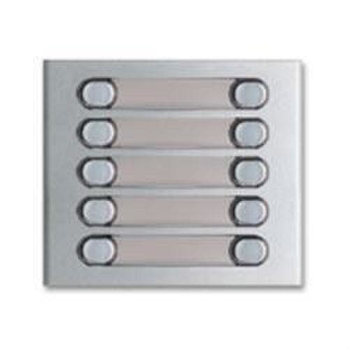 GOLMAR - Módulo 10 pulsadores aluminio
