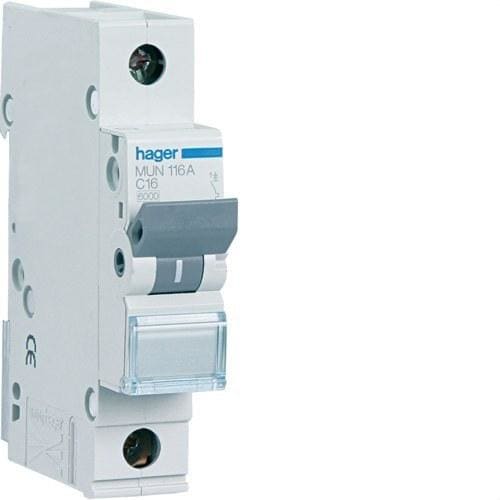 HAGER - Interruptor automático 1P 32A curva-C 6kA