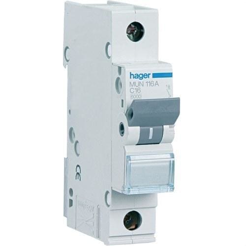 HAGER - Interruptor automático 1P 40A curva-C 6kA