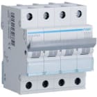 HAGER - Interruptor automático 4P 10A curva-C 6kA