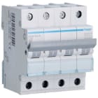 HAGER - Interruptor automático 4P 50A curva-C 6kA