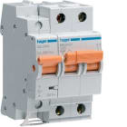 HAGER - Interruptor automático general+limitador sobretensión permanente 2P 25A