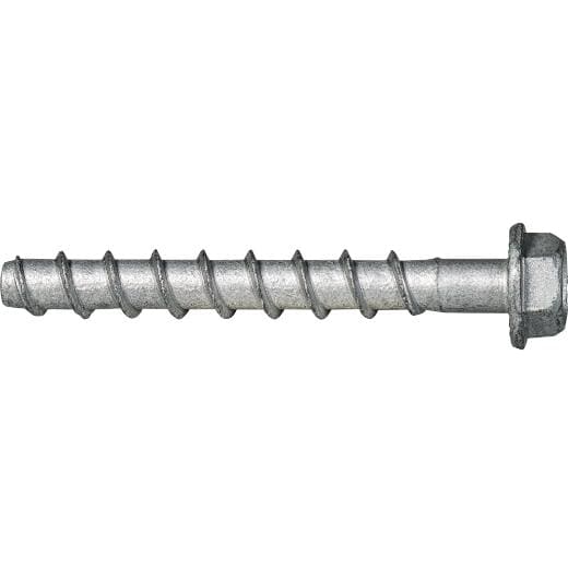 APOLO - Tornillo directo a hormigón BTS B 6-40/5 cabeza hexagonal gris cincado aluminio