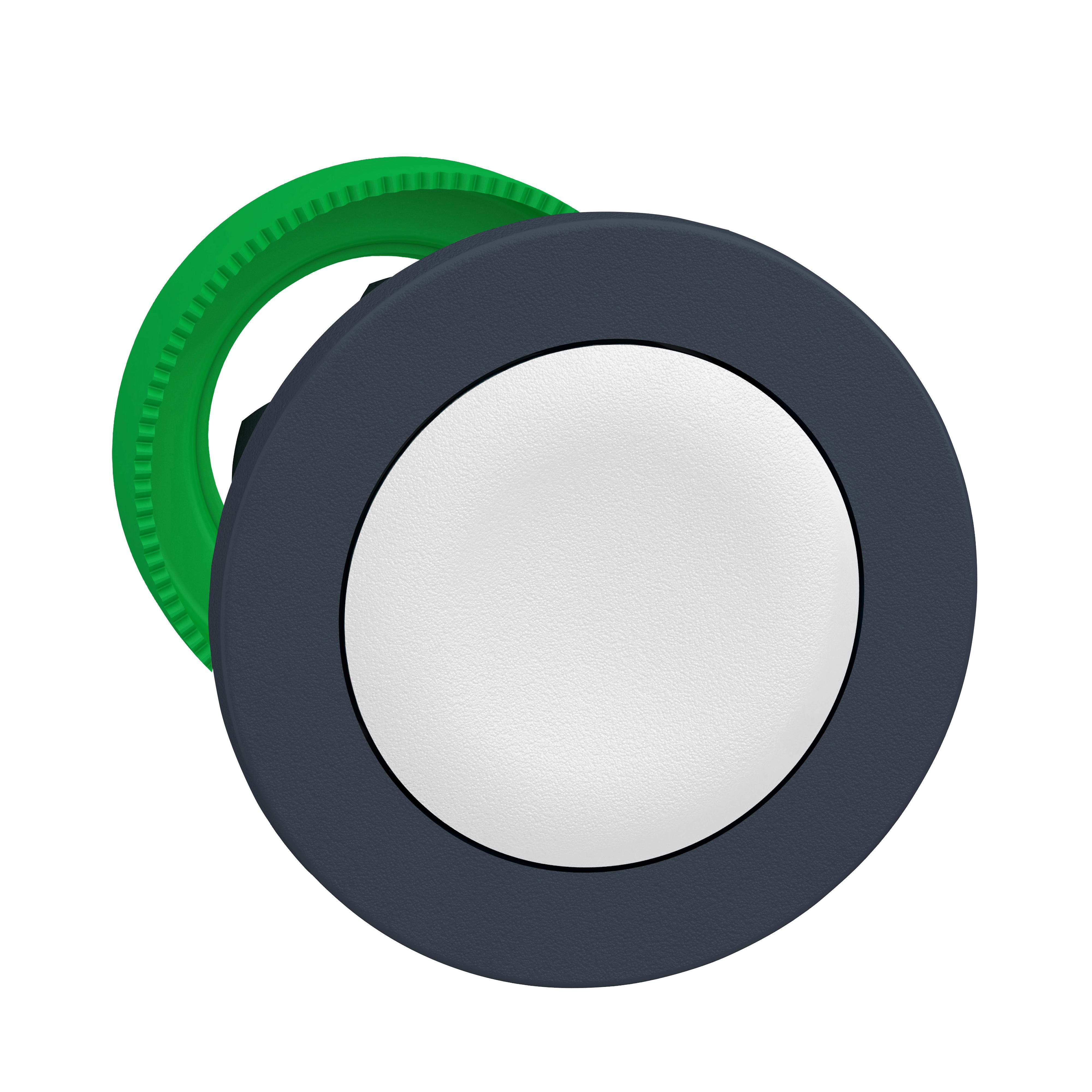 Schneider Electric - Cabeza pulsador FLUSH blanco