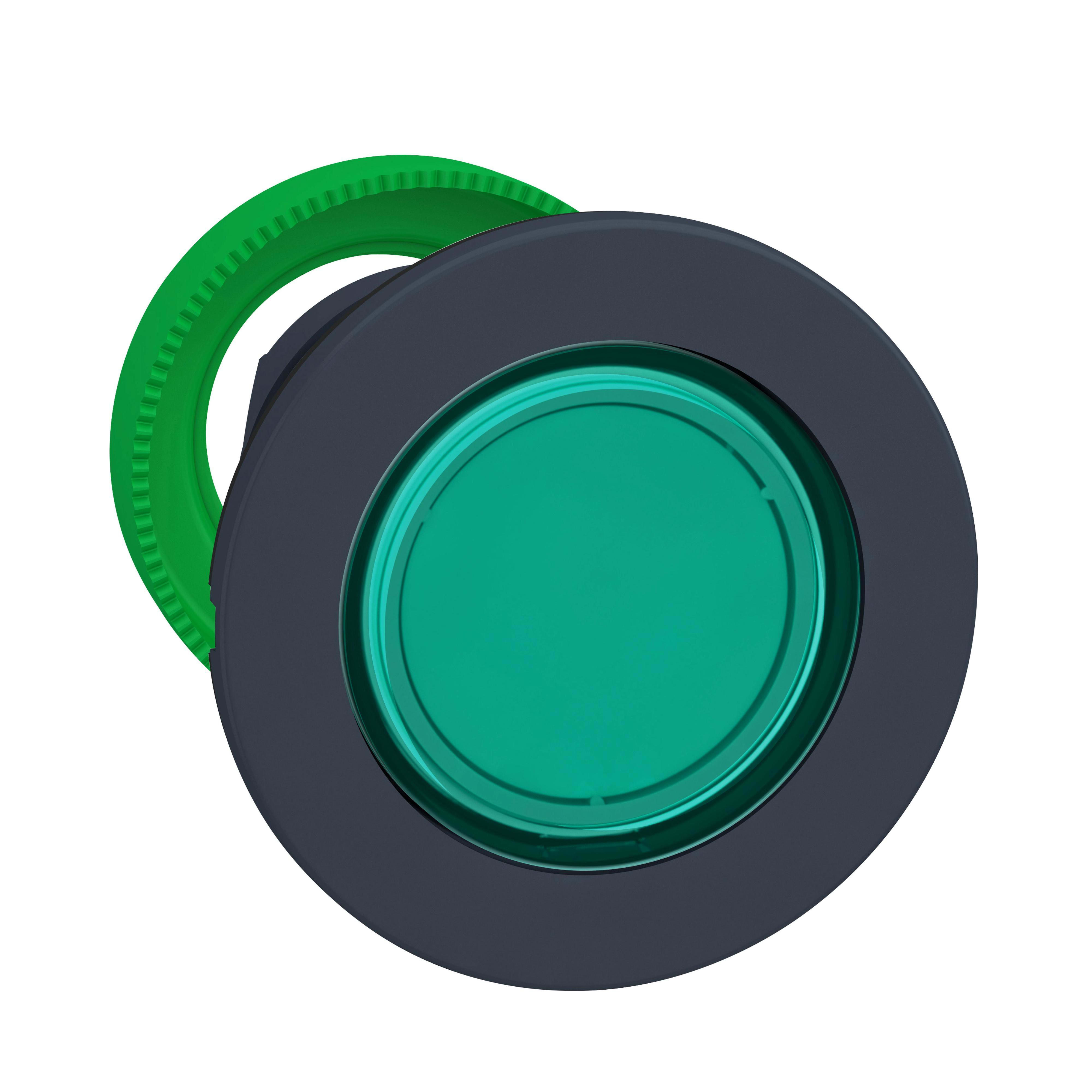 Schneider Electric - Cabeza piloto FLUSH luminoso verde LED
