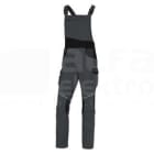 DELTA PLUS - Mono con tirantes de trabajo Mach2 corporate de poliéster algodón Ripstop talla L gris / negro