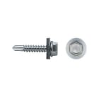 APOLO - TORNILLO 7301 PUNTA BROCA CABEZA HEXAGONAL 6,3x50mm ARANDELA DE EPDM Ø16 CINCADO