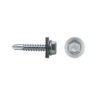 APOLO - TORNILLO 7301 PUNTA BROCA CABEZA HEXAGONAL 4,8x16mm ARANDELA DE EPDM Ø14 CINCADO
