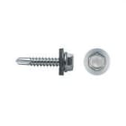 APOLO - TORNILLO 7301 PUNTA BROCA CABEZA HEXAGONAL 6,3x63mm ARANDELA DE EPDM Ø16 CINCADO