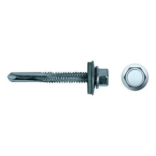 APOLO - TORNILLO 7331 PUNTA BROCA CABEZA HEXAGONAL 5,5x32mm ARANDELA EPDM Ø16 CINCADO