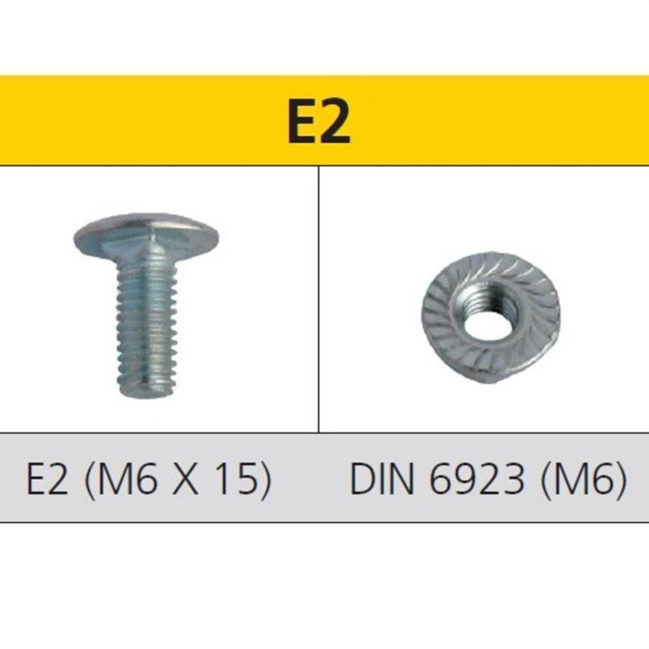 APOLO - Tornillo estantería E2 M6x15