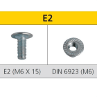 APOLO - Tornillo estantería E2 M6x15