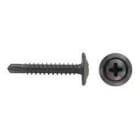 APOLO - TORNILLO PUNTA BROCA CABEZA ARANDELA 75HA 4.2x13mm CINCADO NEGRO