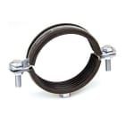 APOLO - Abrazadera reforzada isofónica RIH M16 270mm cincada