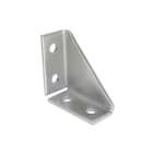 APOLO - Escuadra 90º con triángulos de chapa para perfil STRUT ESC acero cincado