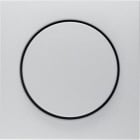 HAGER - Placa central con regulador B1 aluminio