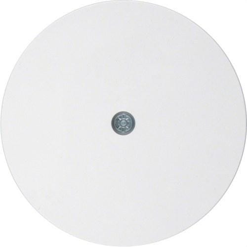 HAGER - Tapa salida cable RCLASSIC blanco polar brillo