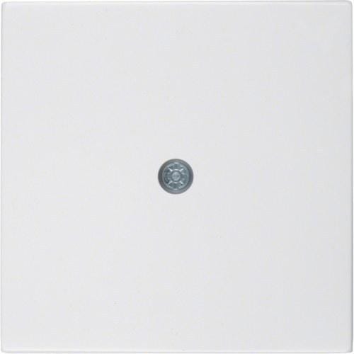 HAGER - Placa central tornillo S1 brillo-BP