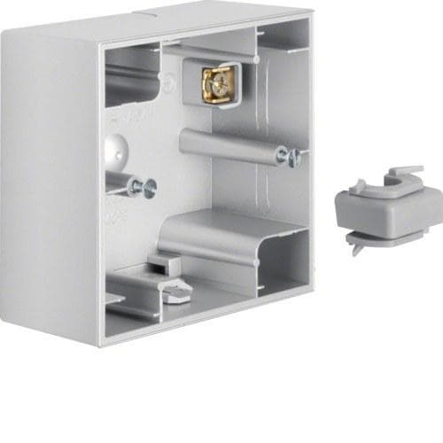 HAGER - Caja montaje superficie con 1 elemento K5 aluminio