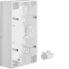 HAGER - Zócalo 2 elementos vertical K1 blanco polar