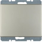 HAGER - Placa ciega con bastidor K5 acero
