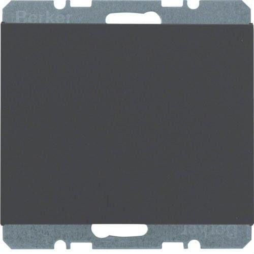 HAGER - Placa ciega con bastidor K1 antracita